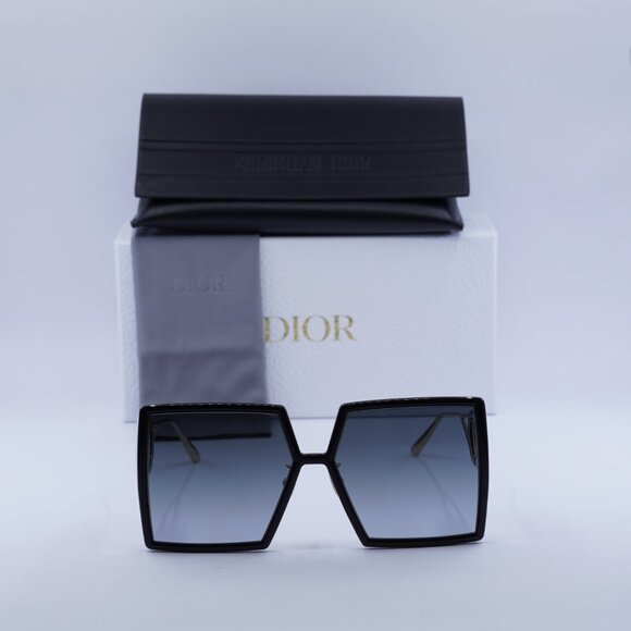 Dior 30MONTAIGNE SU 12A1 Square Sunglasses - Black/Grey Gradient main image 10